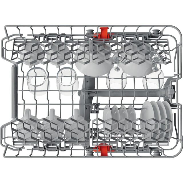 Hotpoint HSFO 3T223 W X UK N Slimline Dishwasher - Stainless Steel