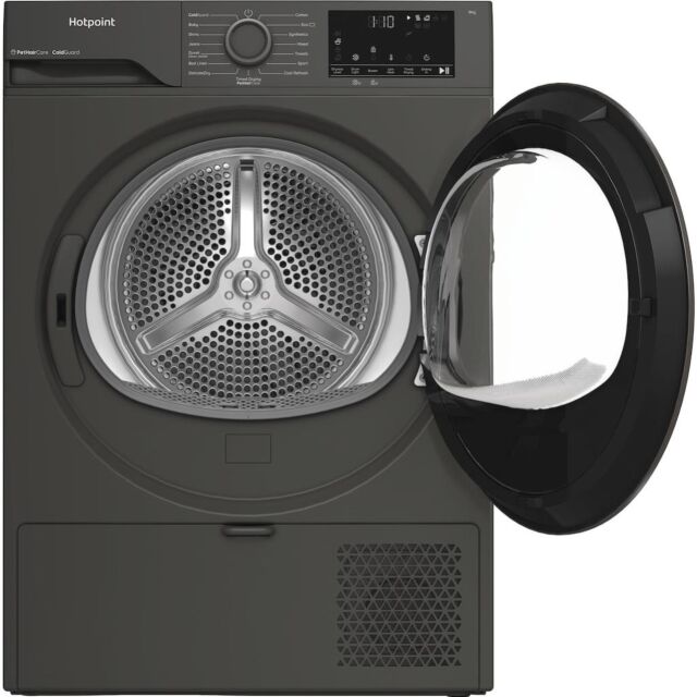 Hotpoint C HD 93M GG UK 9kg Heat Pump Tumble Dryer