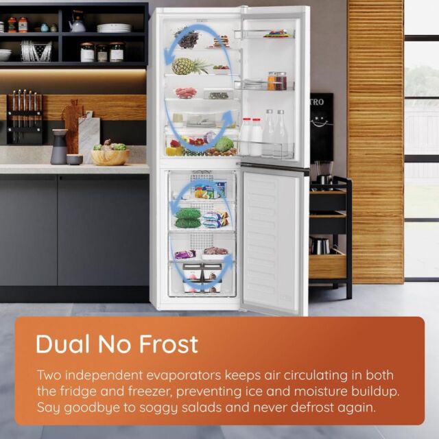 Hotpoint HPG2 6574W XBR5UK Dual No Frost American Fridge Freezer with FreshShield - Inox