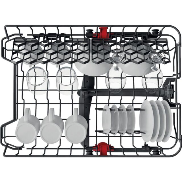 Whirlpool WSFE 2B19 X UK N SupremeClean Slimline Dishwasher A+++ 10 Place - Stainless Steel