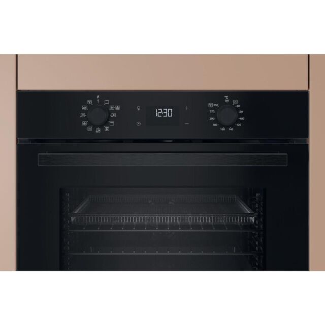 Hotpoint HO458HFBUK Built-In Single Oven - Black