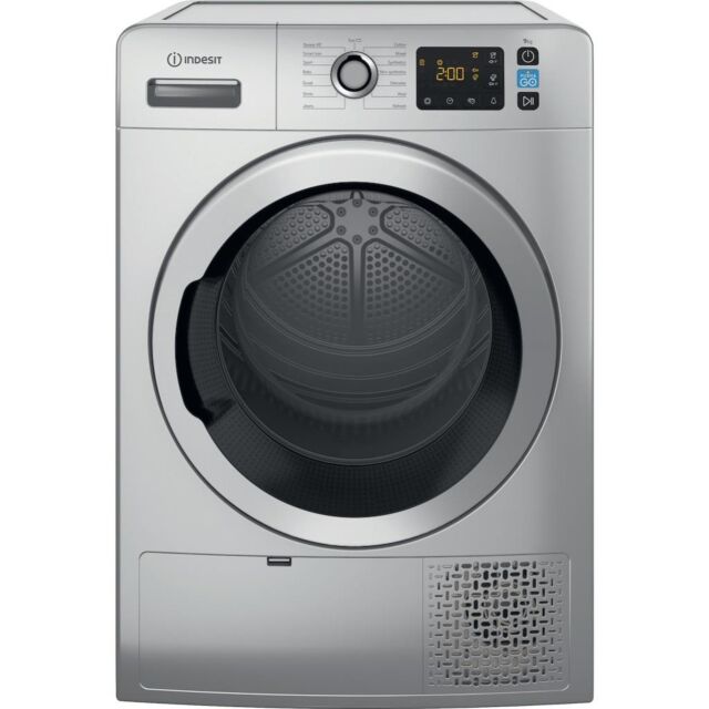Indesit Heat Pump Tumble Dryer: Freestanding, 9,0kg - YT M11 92SS X UK - Silver