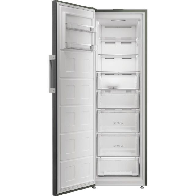 Hotpoint HPMFF6312XBR4UK Frost Free Tall Freezer - Dark Inox