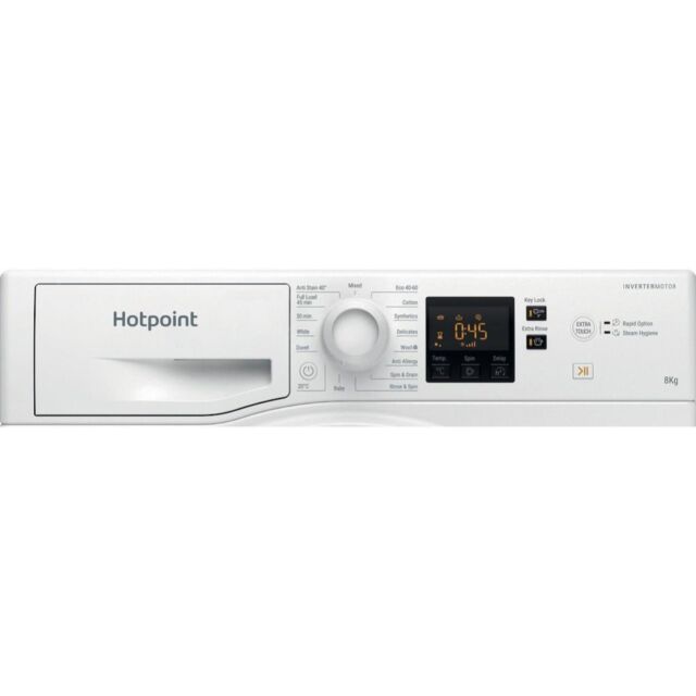 Hotpoint NSWF 846 W UK Anti-Stain 8kg 1400rpm Washing Machine - White