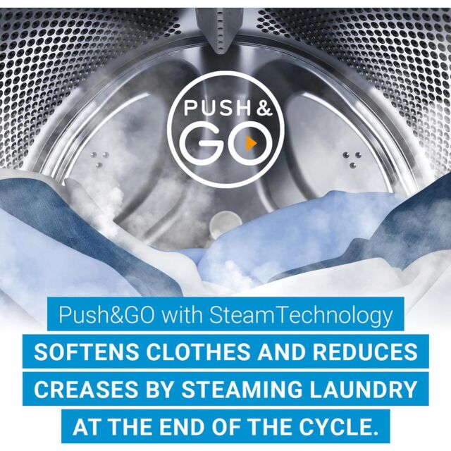 Indesit Push&Go IP 846S PUSH&GO UK 8kg Washing Machine - Silver