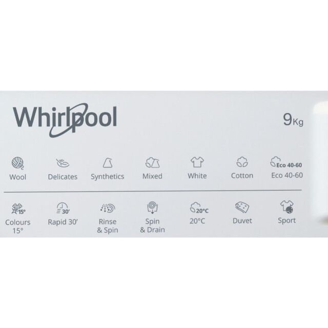 Whirlpool BIWMWG91485UK 9kg 1400rpm Washing Machine - White