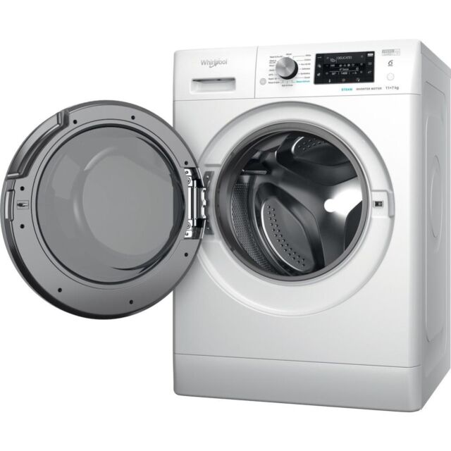 Whirlpool FFWDD 1174489 BSV UK Freestanding 11+7kg Washer Dryer