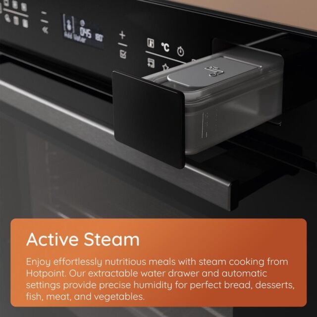 Hotpoint HOI6A8PT1SXUK Built-In Single Oven - Inox
