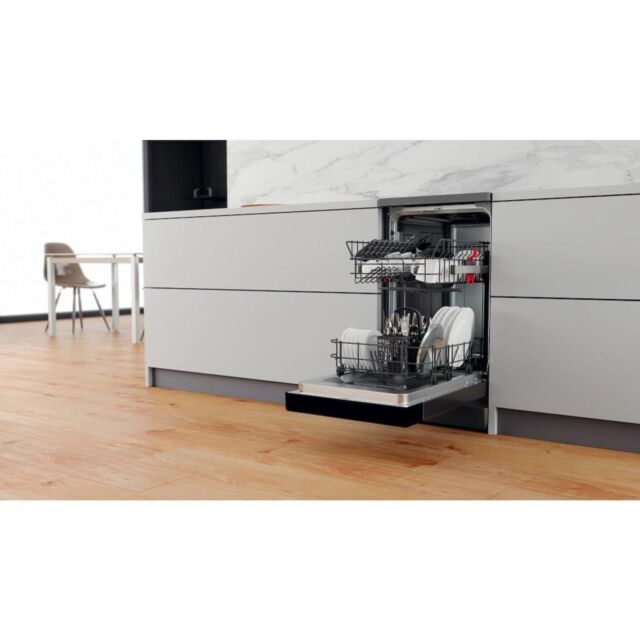 Whirlpool WSFE 2B19 X UK N SupremeClean Slimline Dishwasher A+++ 10 Place - Stainless Steel