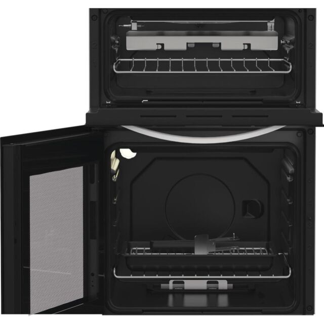 Indesit ITG5GMW Freestanding 50cm Gas Double Cooker - White