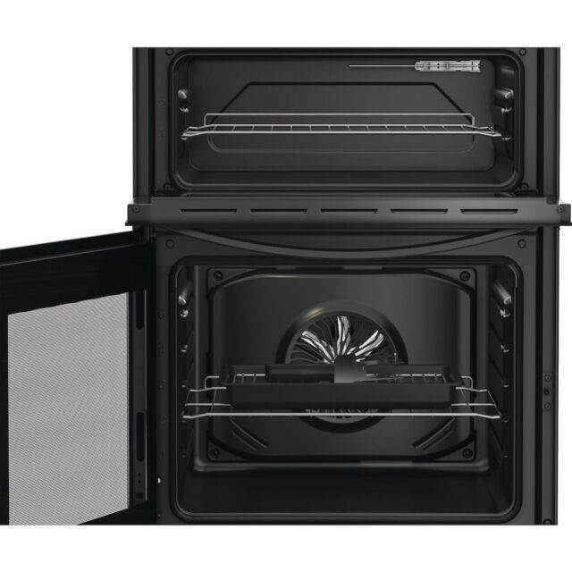 Indesit ITE6VMB Freestanding 60cm Electric Cooker with Ceramic Hob
