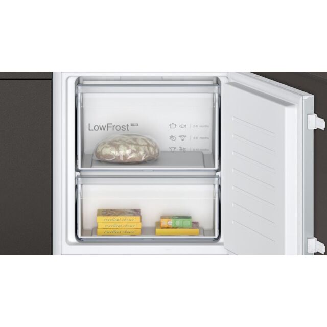 Neff KI5871SE0G, Built-in fridge-freezer with freezer at bottom