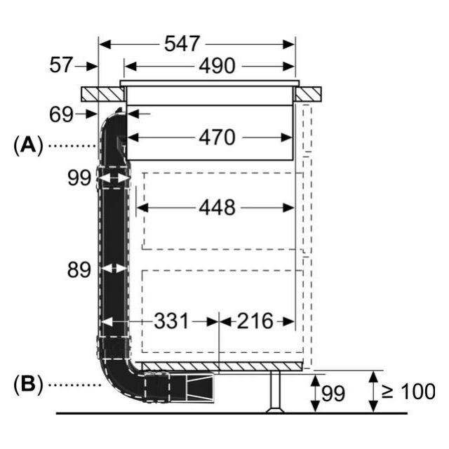 Neff Z861KR1, Recirculation kit