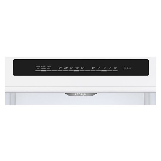 Bosch KGN392WDFG, Free-standing fridge-freezer with freezer at bottom