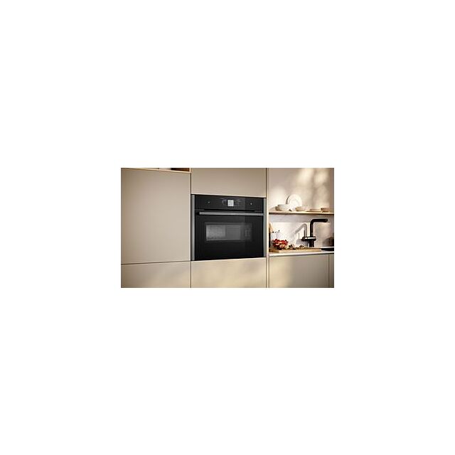 Neff C24MT73G0B, Built-in compact oven with microwave function