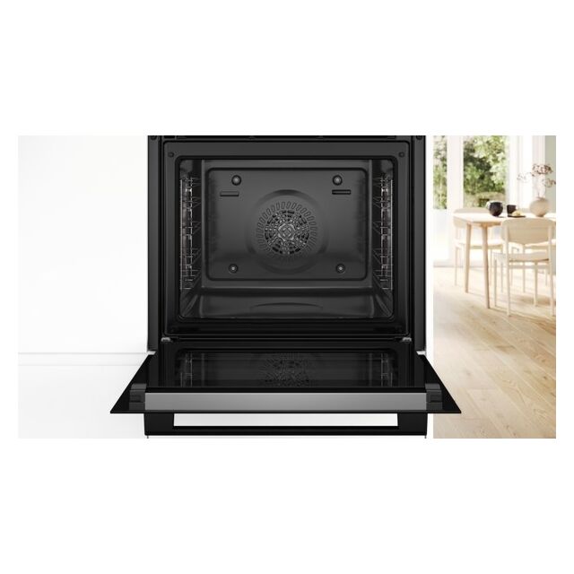 Bosch HQA574BB3B, Built-in oven with added steam function