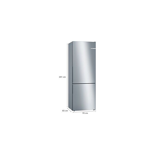 Bosch KGE49AICAG, Free-standing fridge-freezer with freezer at bottom