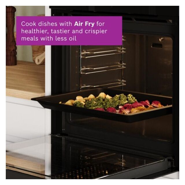 Bosch HSG7364B1B, Built-in oven with steam function