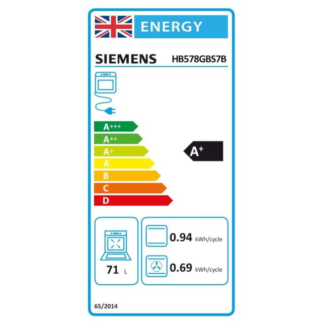 Siemens HB578GBS7B, Built-in oven