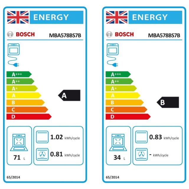 Bosch MBA578BS7B, Built-in double oven