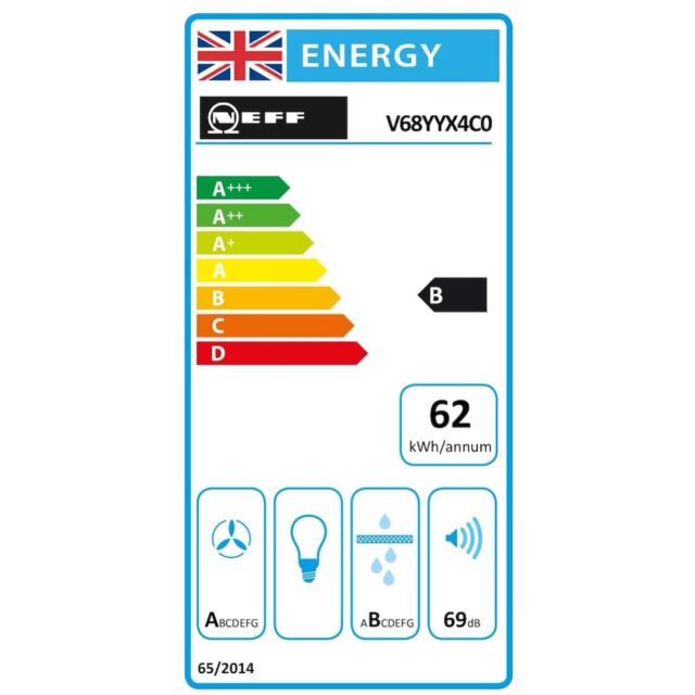 Neff V68YYX4C0, Induction hob with integrated ventilation system