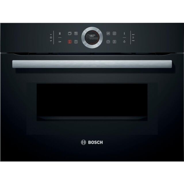 Bosch CMG633BB1B, Built-in compact oven with microwave function