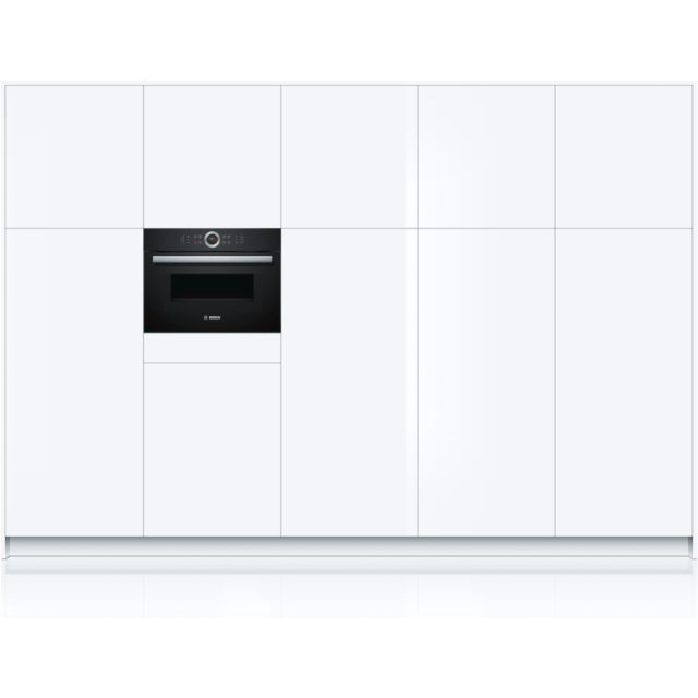 Bosch CMG633BB1B, Built-in compact oven with microwave function