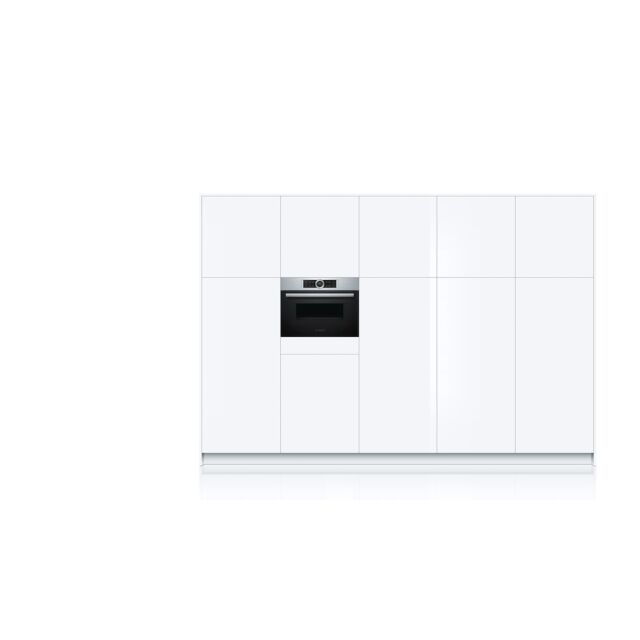 Bosch CMG633BS1B, Built-in compact oven with microwave function