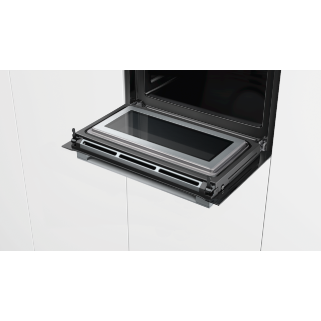 Bosch CMG633BB1B, Built-in compact oven with microwave function