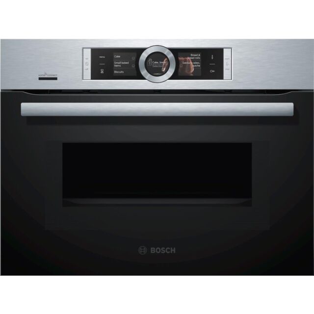 Bosch CMG676BS6B, Built-in compact oven with microwave function