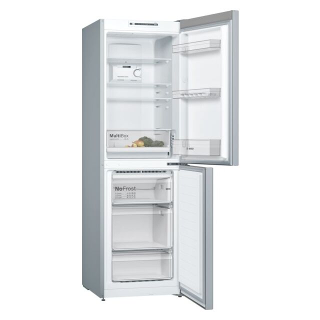 Bosch KGN34NLEAG, Free-standing fridge-freezer with freezer at bottom