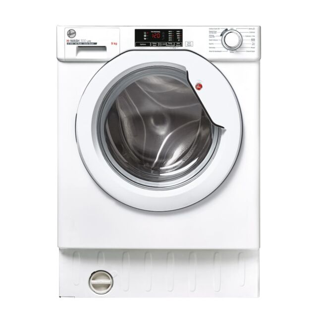 Hoover HBWS 49D1W4-80 9kg Integrated Washing Machine with B Energy Rating - White