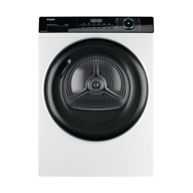 Haier HD80-A2939 I Pro Series 3 8kg Heat Pump Tumble Dryer - A++ Energy Rated- White