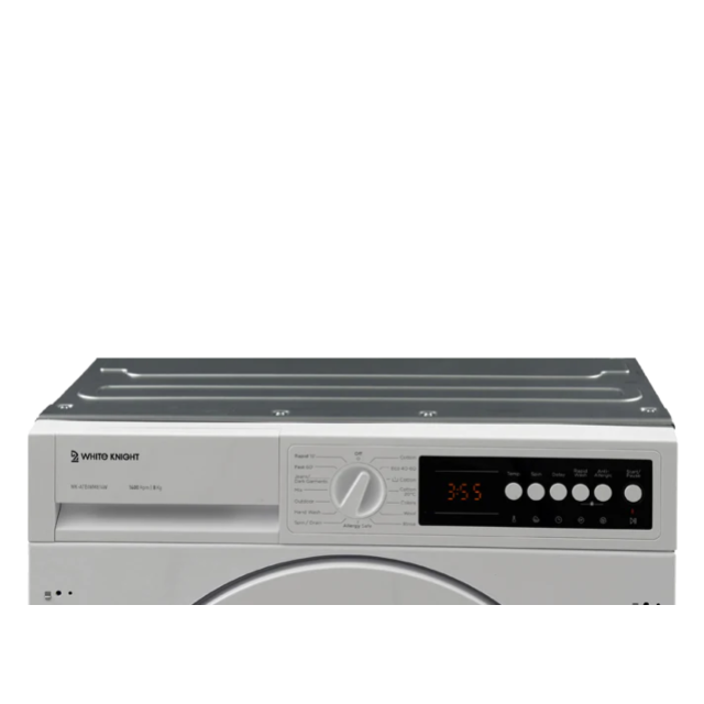 White Knight ATBIWM814W Integrated 8kg 1400rpm Washing Machine