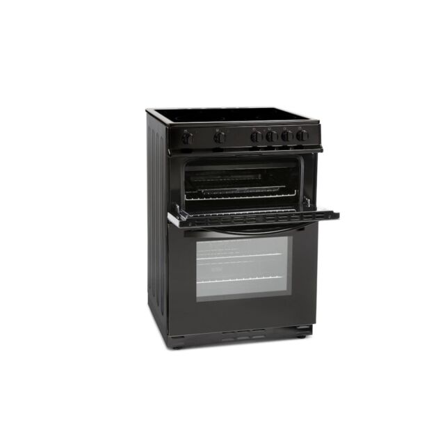 Montpellier MDC600FK 60cm Double Oven in Black