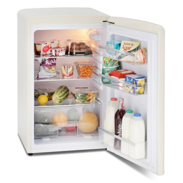 Montpellier MAB2055C Retro Larder Fridge in Cream