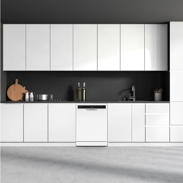 Montpellier MDWD1464W 60cm 14 Please Setting Freestanding Dishwasher - White