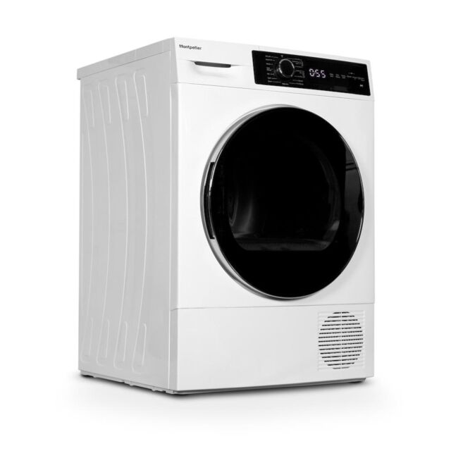 Montpellier MHP10SDW 10kg Heatpump Sensor Tumble Dryer - White