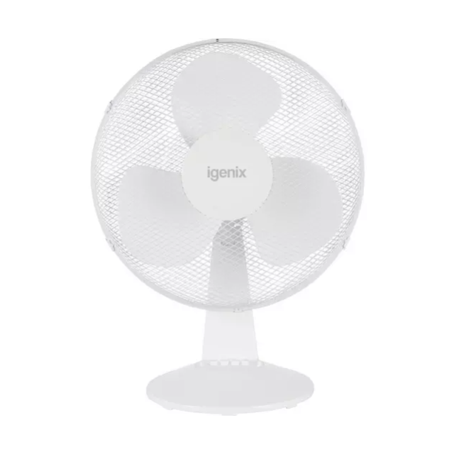 Igenix DF1210 12 Inch Desk Fan White