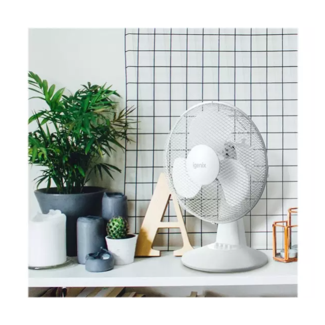 Igenix DF1210 12 Inch Desk Fan White