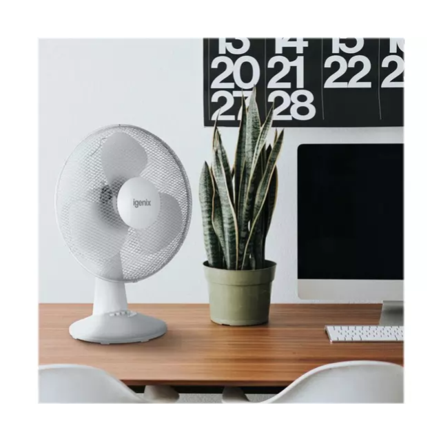 Igenix DF1610 16 Inch Desk Fan White