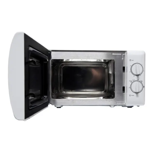 Igenix IG2083 20L 800W Manual Solo Microwave with Stainless Steel Cavity White