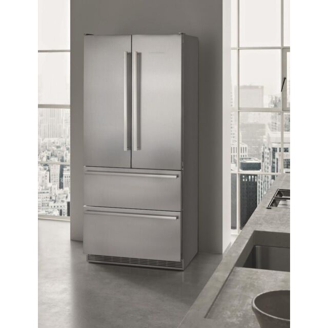 Liebherr CBNes6256 471L Freestanding American Fridge Freezer