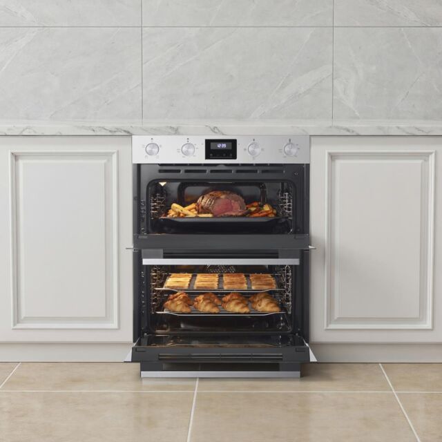 Midea MBOD50M3AD0-SS Fan Built-Under Double Oven - Stainless Steel - AA Rated