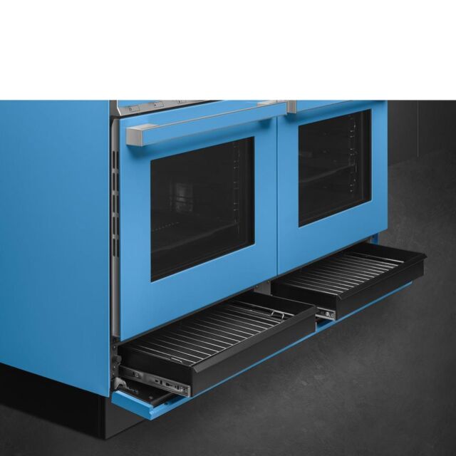 Smeg CPF120IGMPT 120cm Portofino Dual Fuel Range Cooker, Turquoise