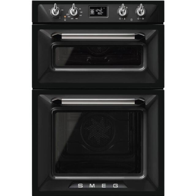 Smeg DOSF6920N1 Victoria Double Oven, Black
