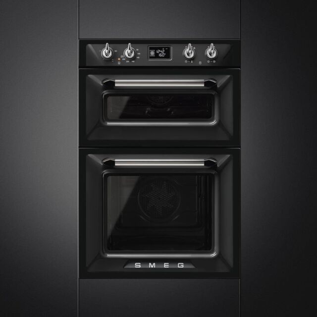 Smeg DOSF6920N1 Victoria Double Oven, Black