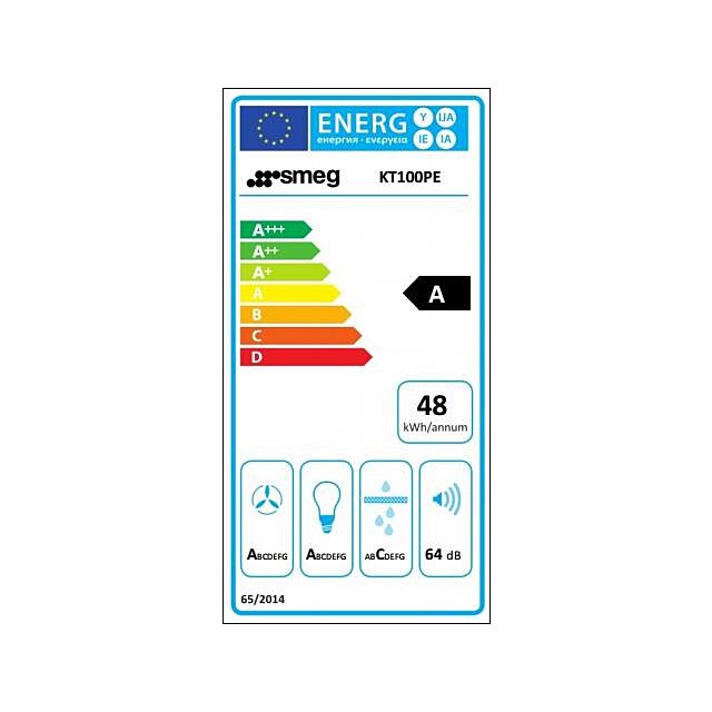 Smeg KT100PE 100cm Victoria Chimney Hood, Cream