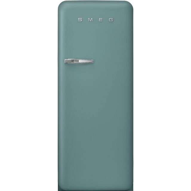 Smeg FAB28RDEG5 60cm 50s Style Right Hand Hinge Fridge with Icebox, Emerald