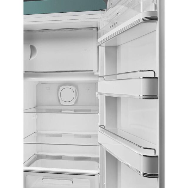 Smeg FAB28RDEG5 60cm 50s Style Right Hand Hinge Fridge with Icebox, Emerald